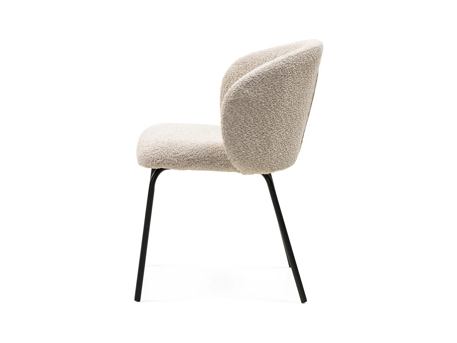 Chaise de salle à manger 55x58,5x78 cm Beige LUEUR