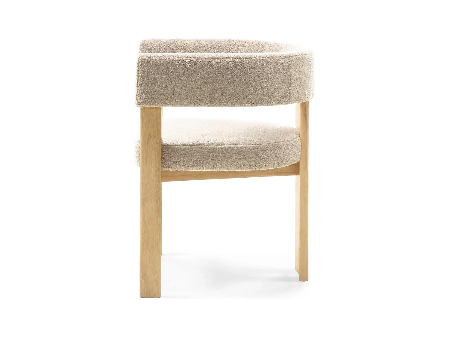 Chaise de salle à manger 57x53x70 cm Crème Harris