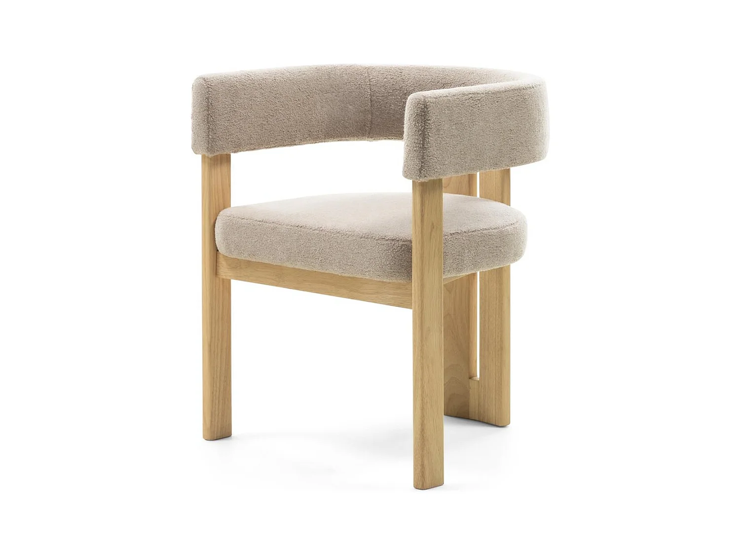 Chaise de salle à manger 57x53x70 cm Crème Harris