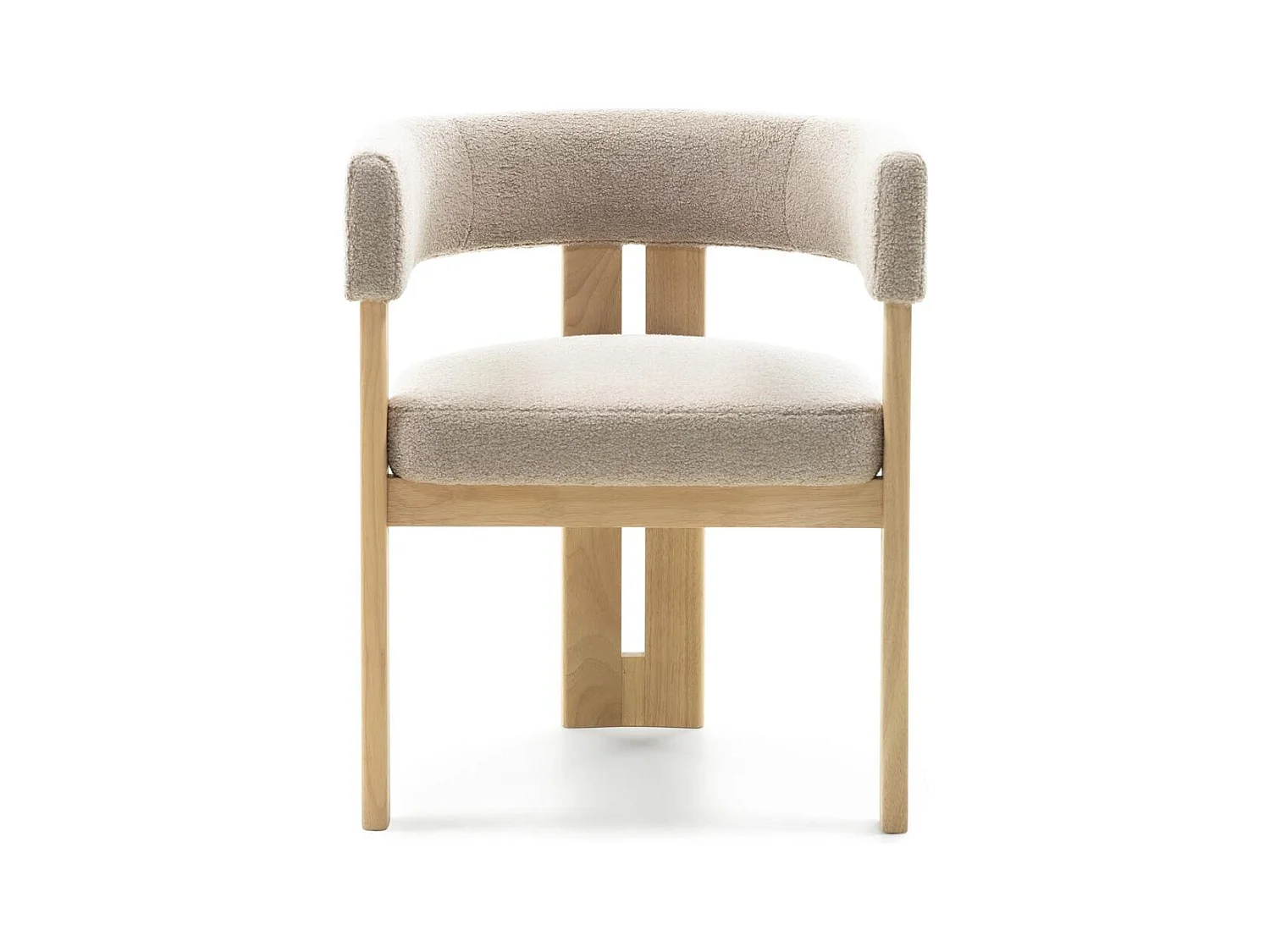 Sedia da pranzo 57x53x70 cm Crema Harris