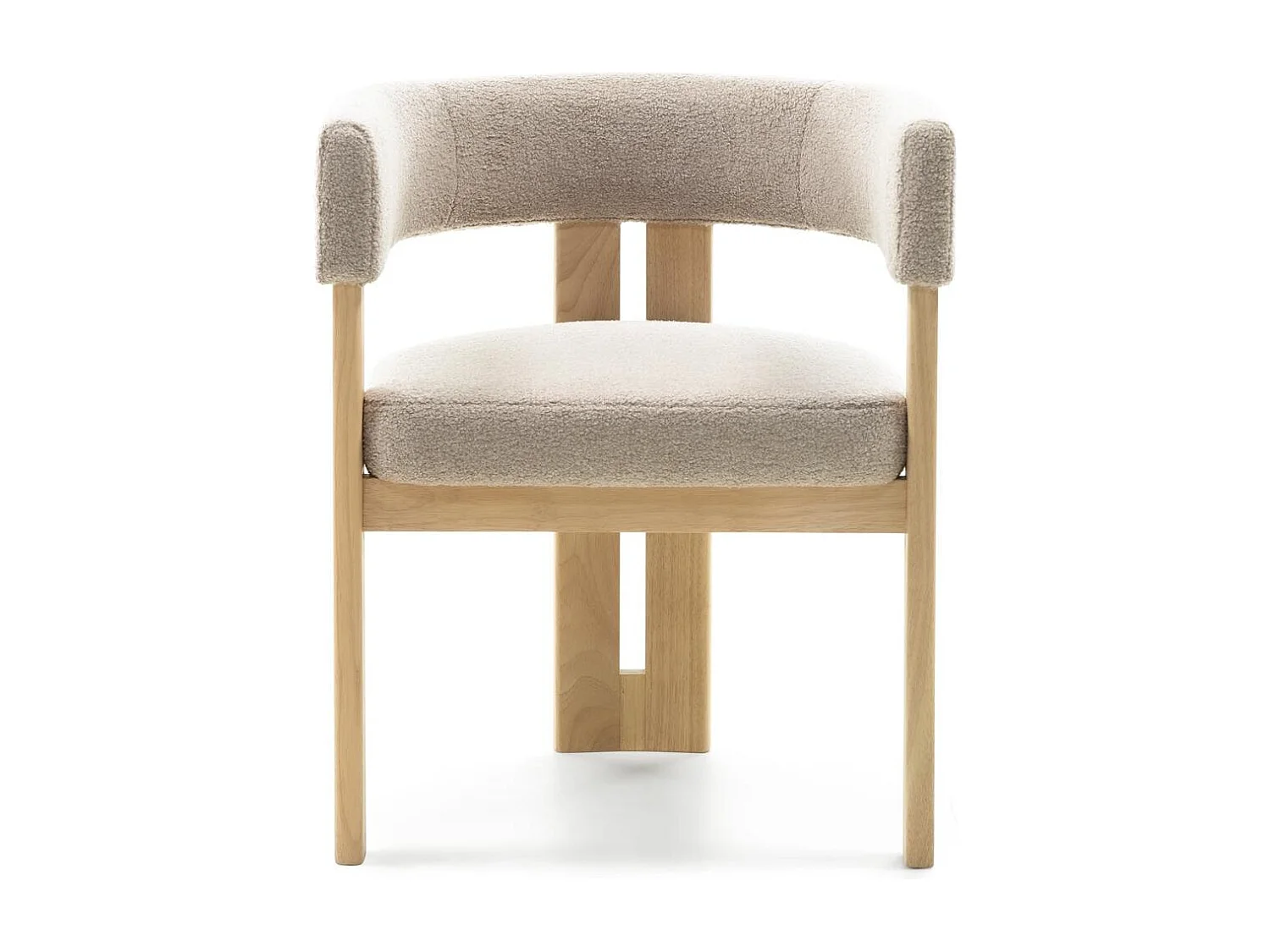 Chaise de salle à manger 57x53x70 cm Crème Harris