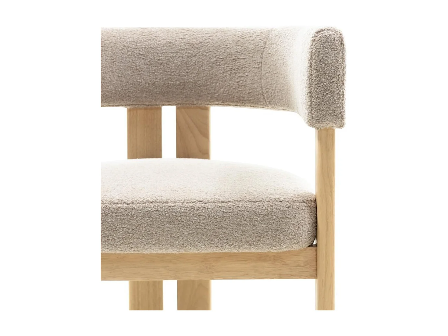 Chaise de salle à manger 57x53x70 cm Crème Harris