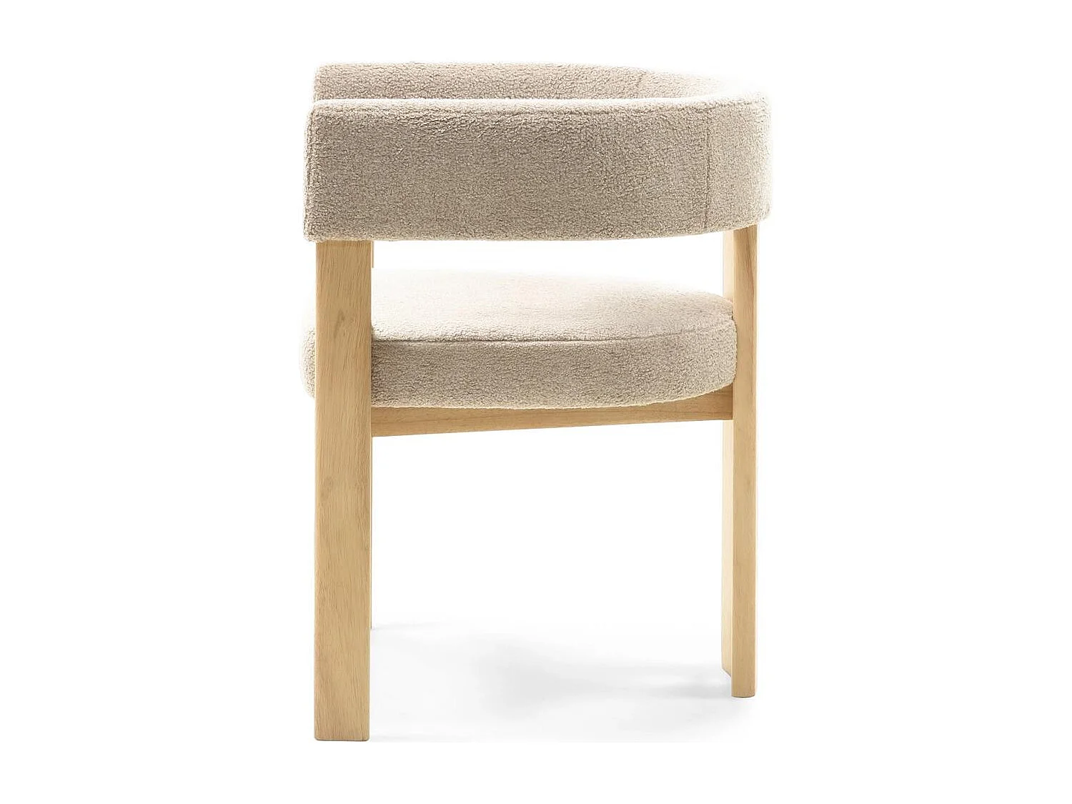 Chaise de salle à manger 57x53x70 cm Crème Harris