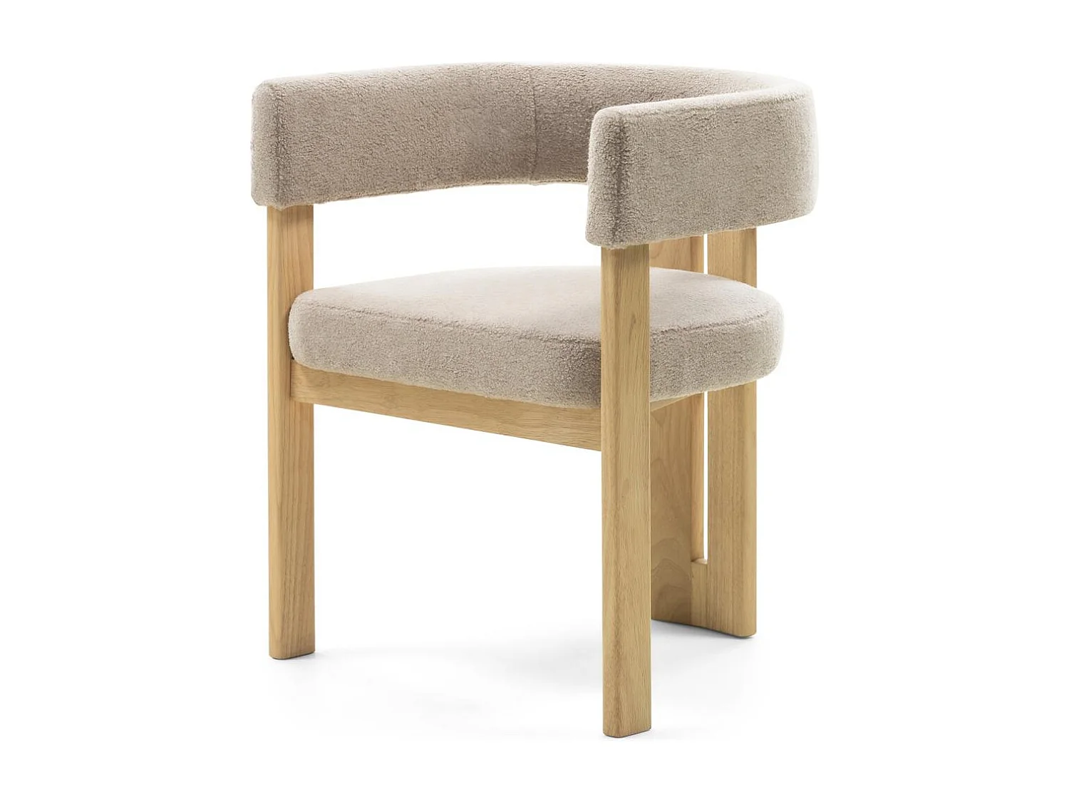 Chaise de salle à manger 57x53x70 cm Crème Harris