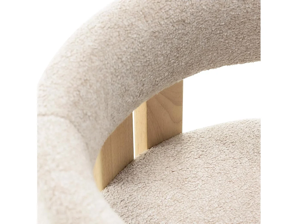 Chaise de salle à manger 57x53x70 cm Crème Harris