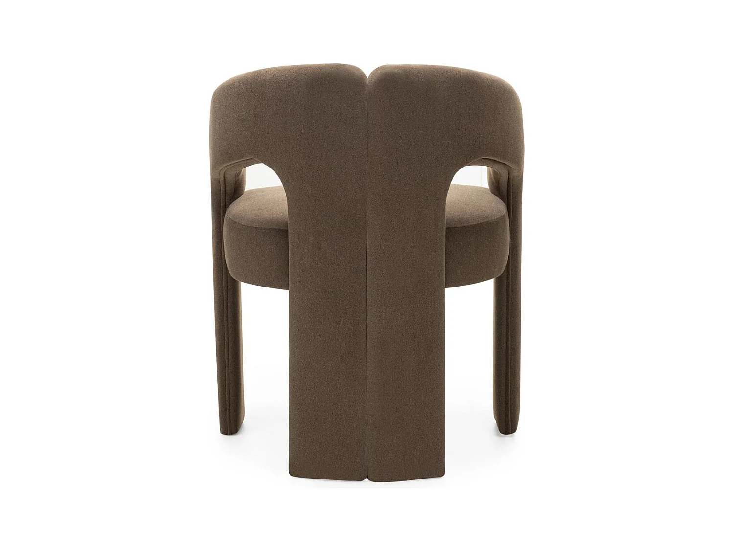 Chaise rembourrée 62x56x77 cm moka Joel