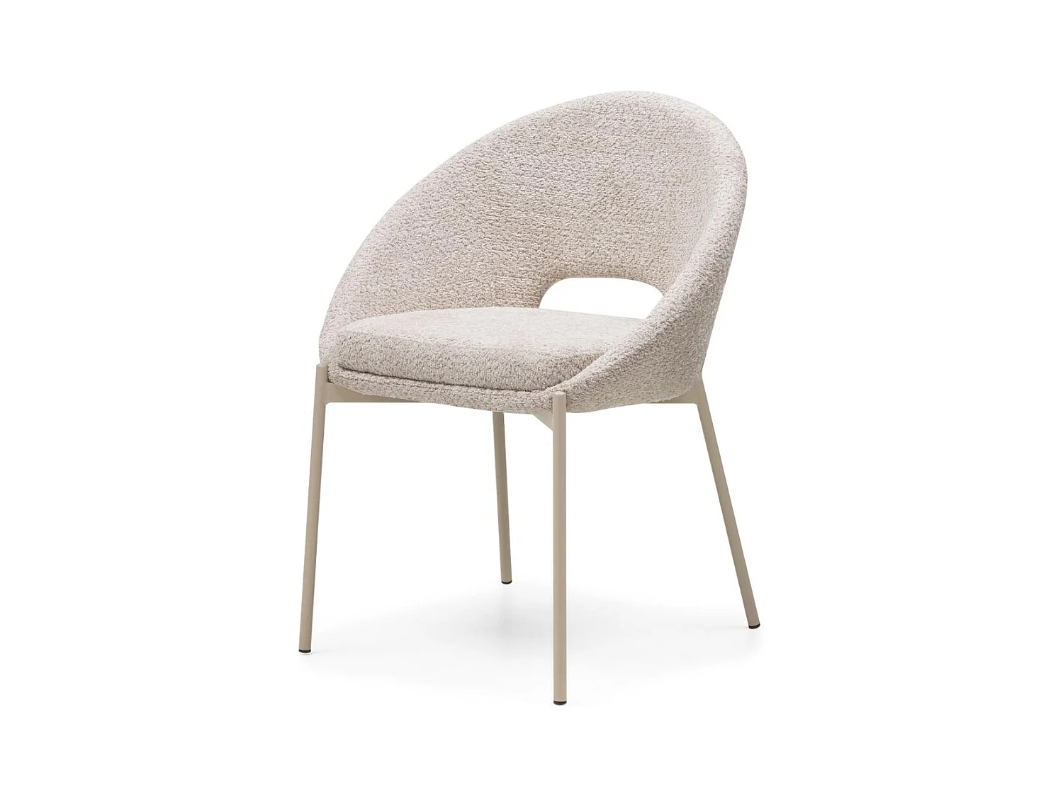 Stuhl 83x63x57 cm beige Dean