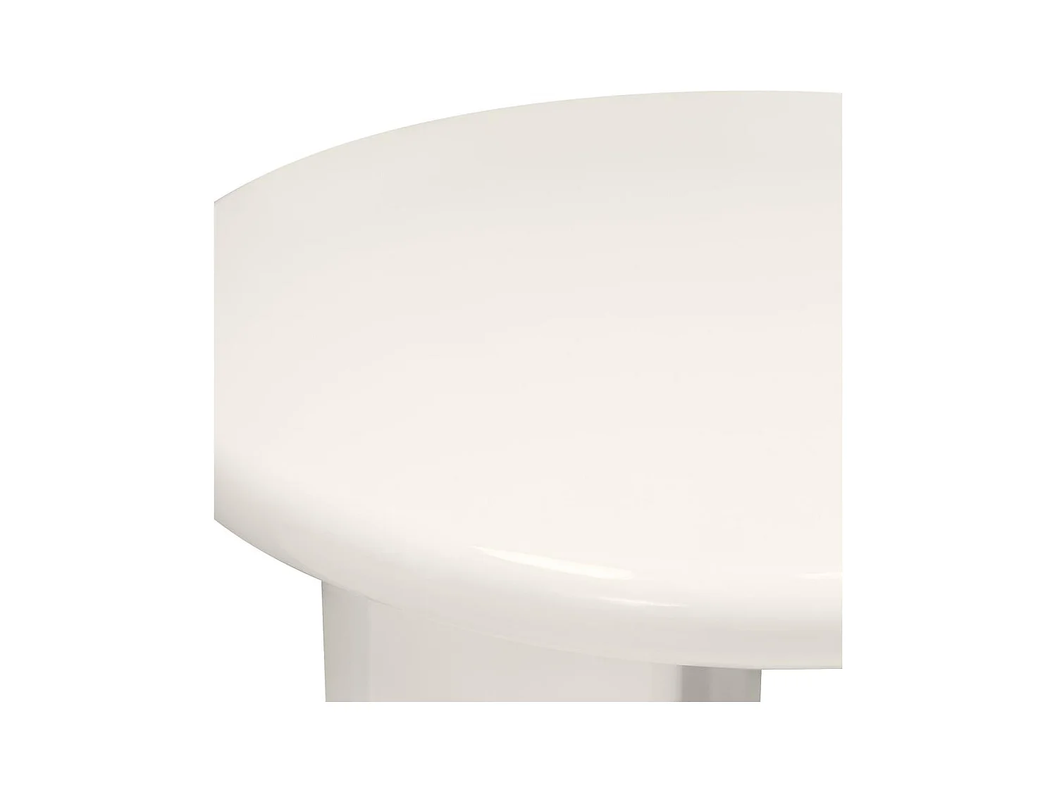 Mesa auxiliar 40x40x45 cm crema Lola