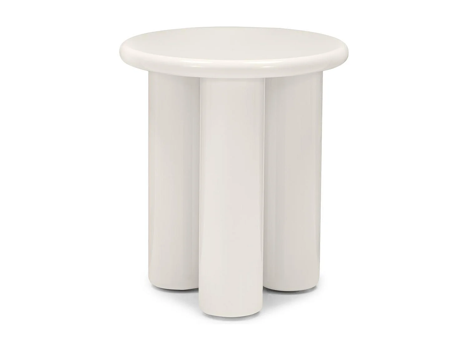 Bijzettafel 40x40x45 cm crème Lola