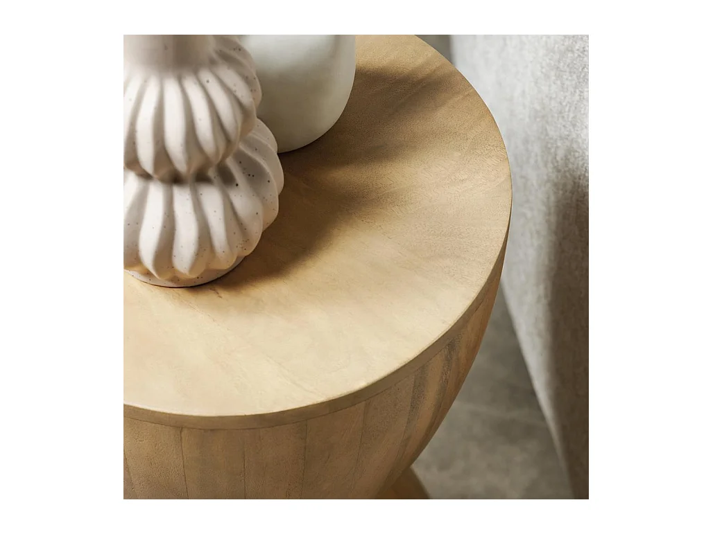 Beistelltisch 35x35x60 cm Naturholz HORSA