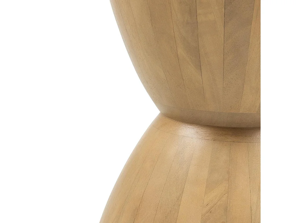 Table d'appoint 35x35x60 cm bois naturel HORSA