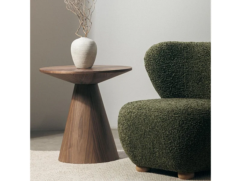 Tavolino laterale 60x60x59,5 cm noce orez