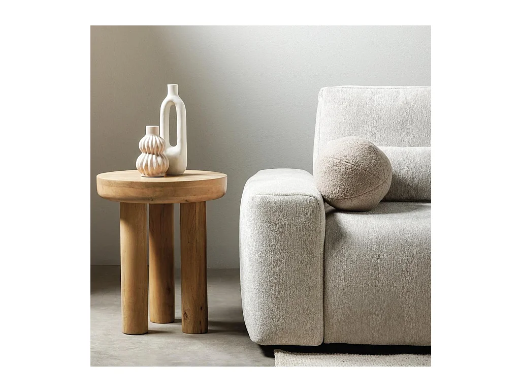 Beistelltisch 50x50x60 cm Naturholz Lungo