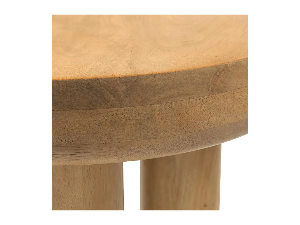 Beistelltisch 50x50x60 cm Naturholz Lungo