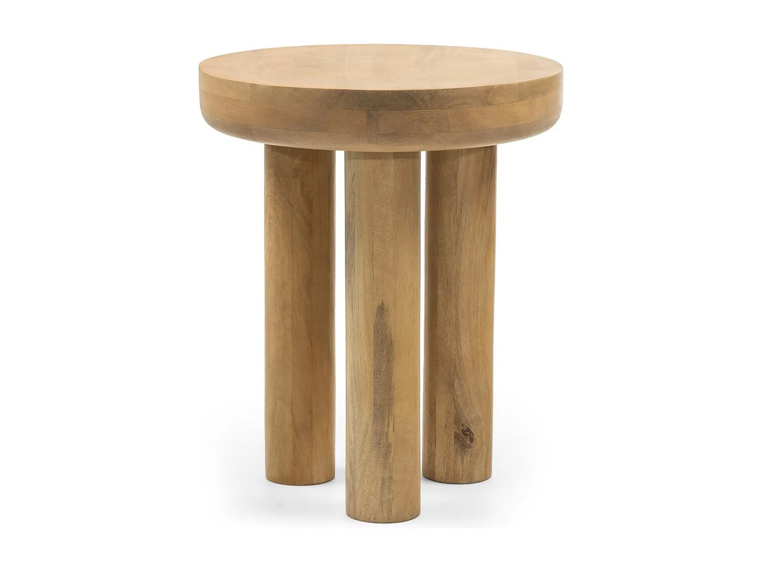 Table d'appoint 50x50x60 cm bois naturel lungo