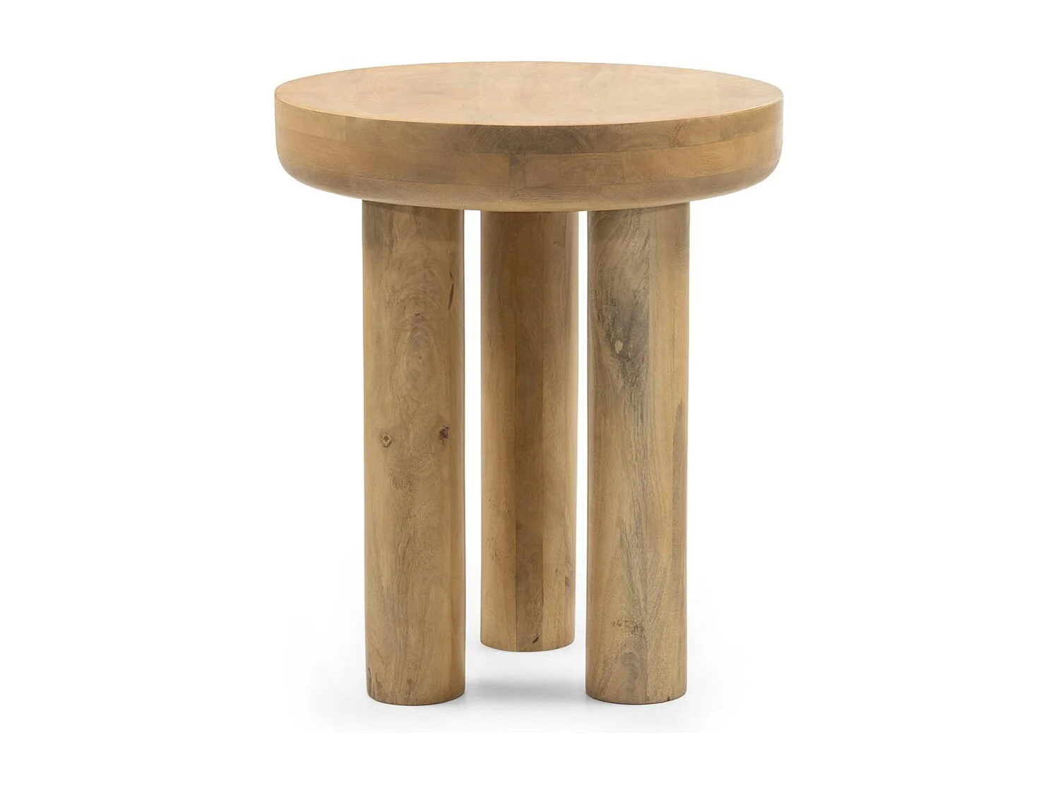 Table d'appoint 50x50x60 cm bois naturel lungo