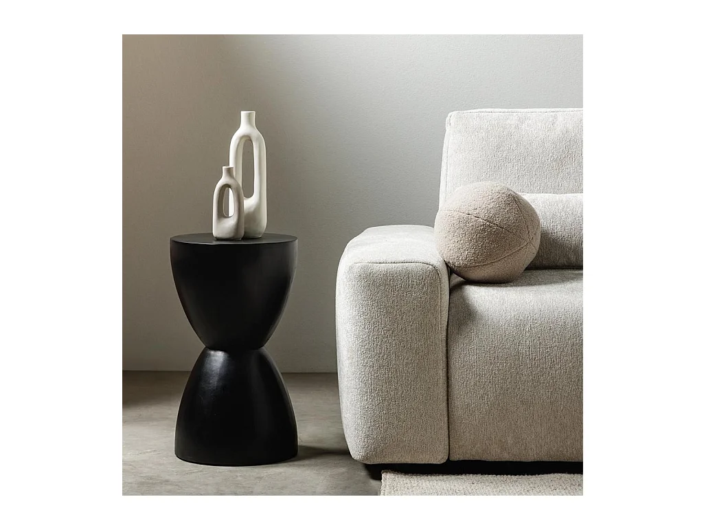 Mesa auxiliar 35x35x60 cm negra HORSA