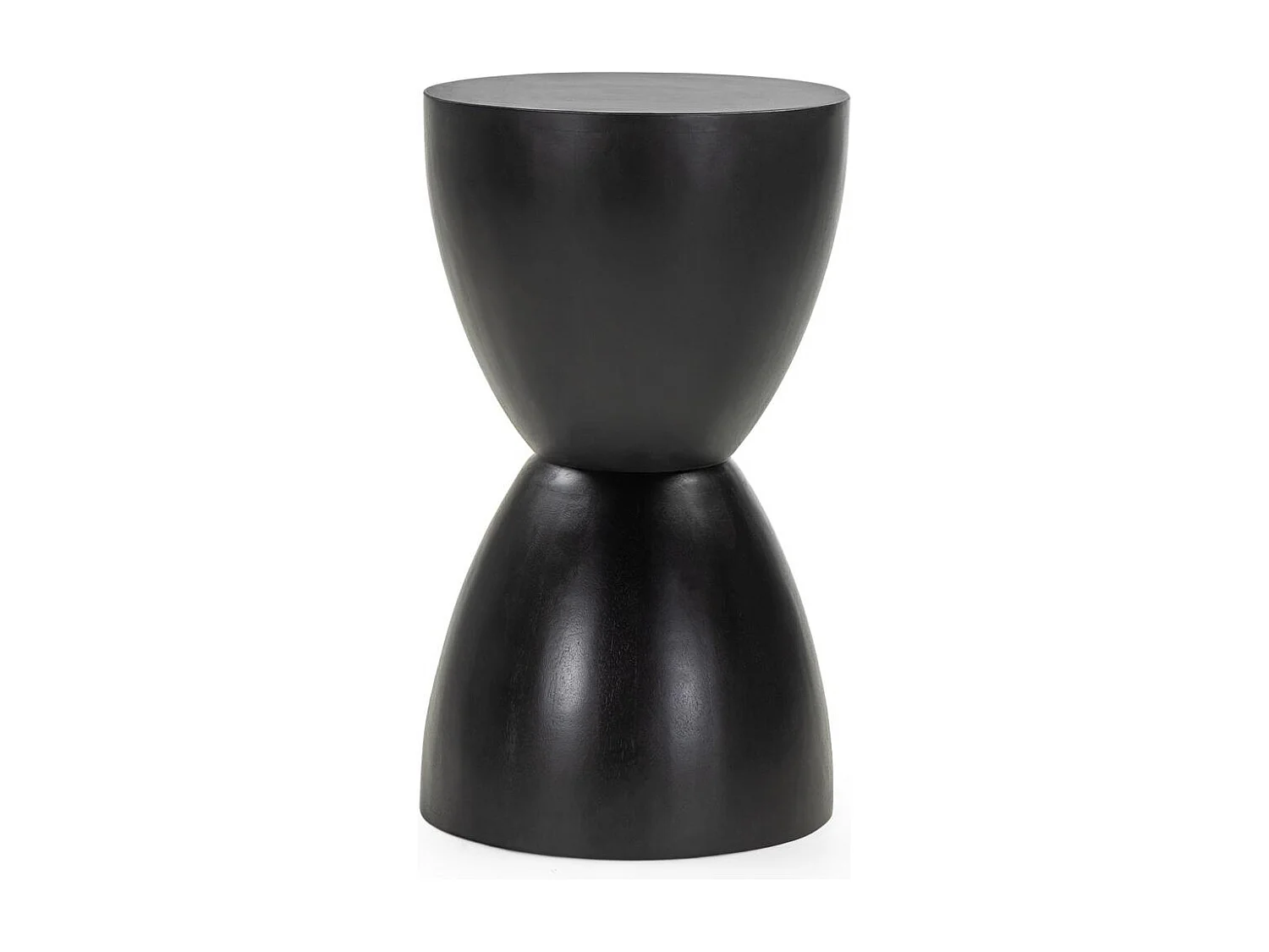 Table d'appoint 35x35x60 cm noir HORSA