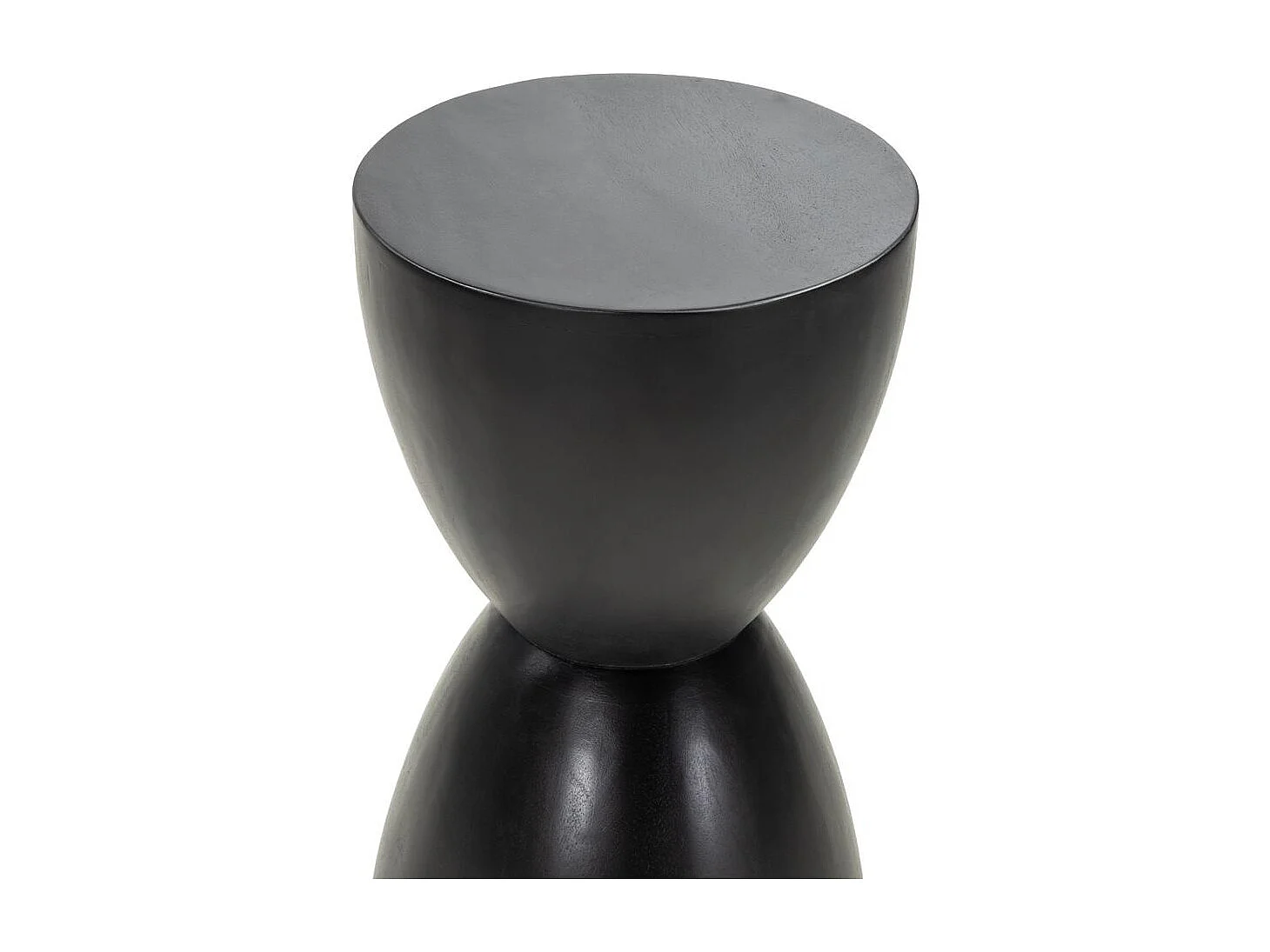 Table d'appoint 35x35x60 cm noir HORSA