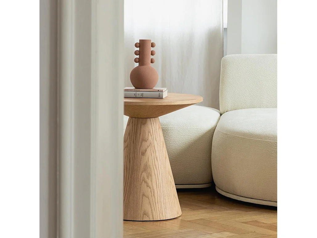 Table d'appoint 60x60x59,5 cm chêne orb