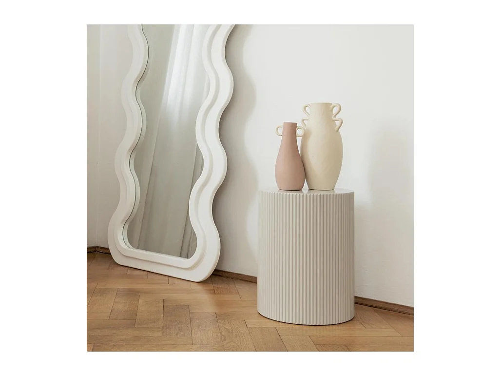 Beistelltisch 35x35x45 cm grau-beige RYU