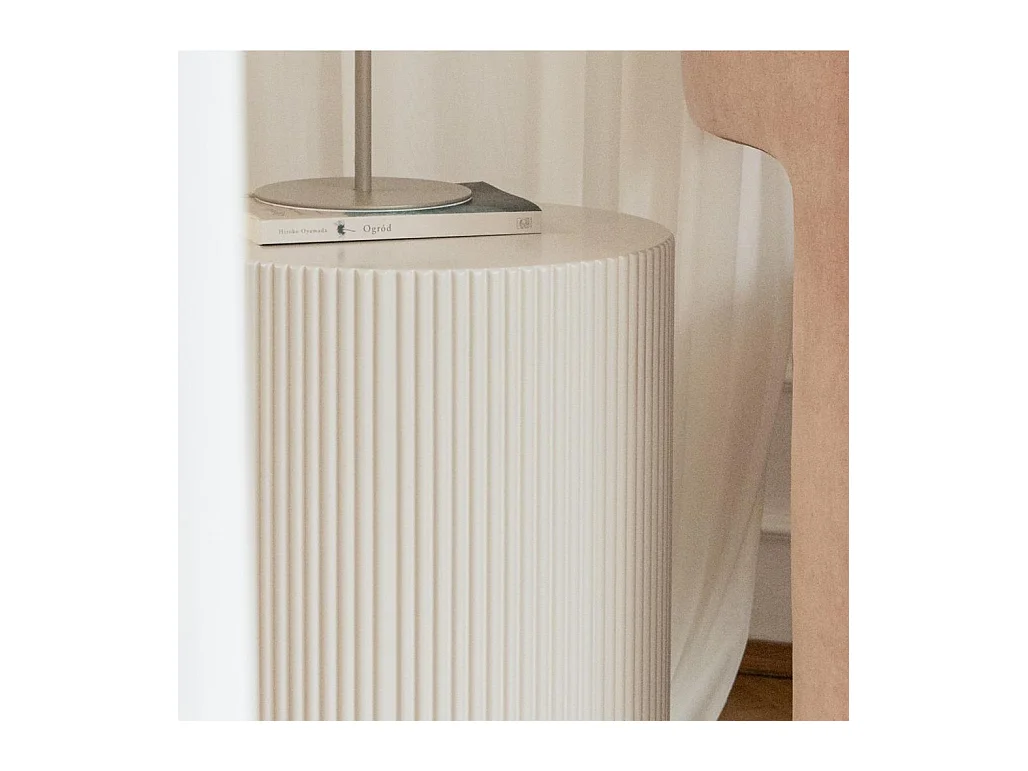 Beistelltisch 35x35x45 cm grau-beige RYU