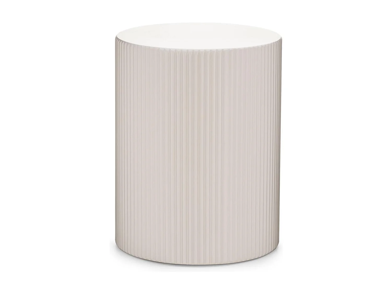 Bijzettafel 35x35x45 cm grijs-beige RYU