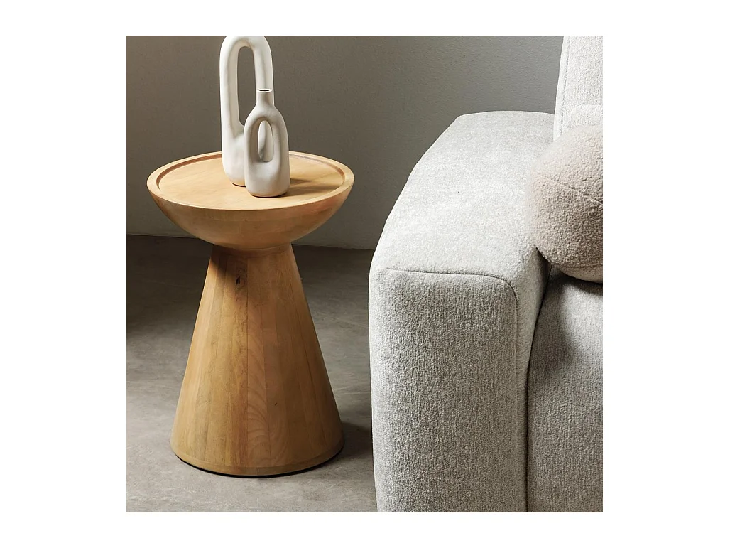 Beistelltisch 40x40x55 cm natur TURI