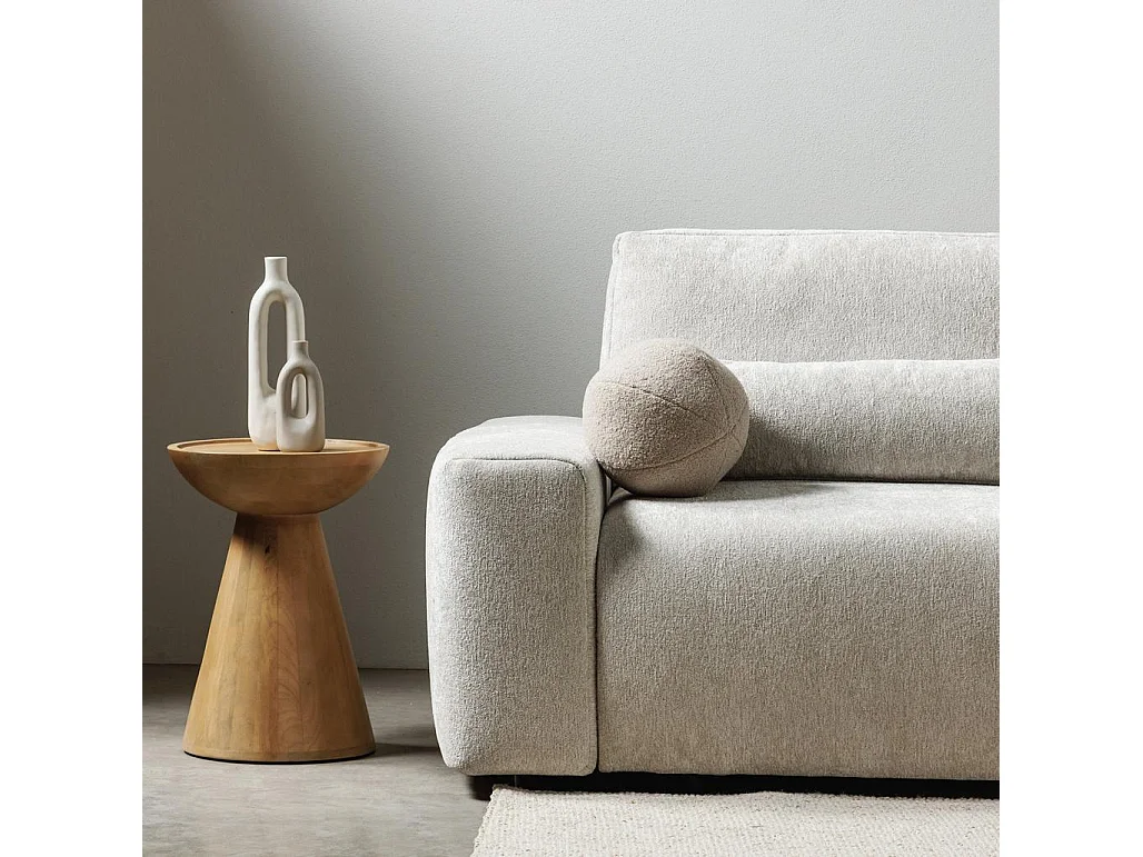 Table d'appoint 40x40x55 cm naturelle TURI