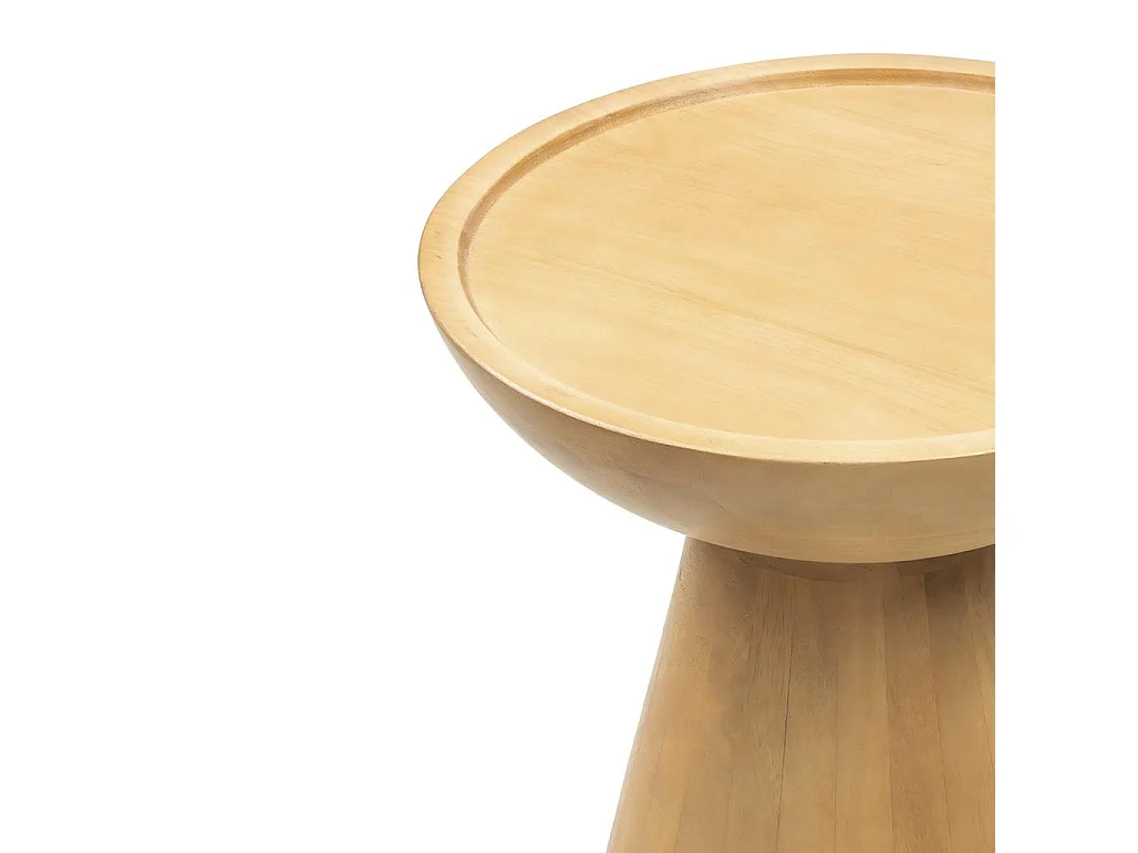 Table d'appoint 40x40x55 cm naturelle TURI