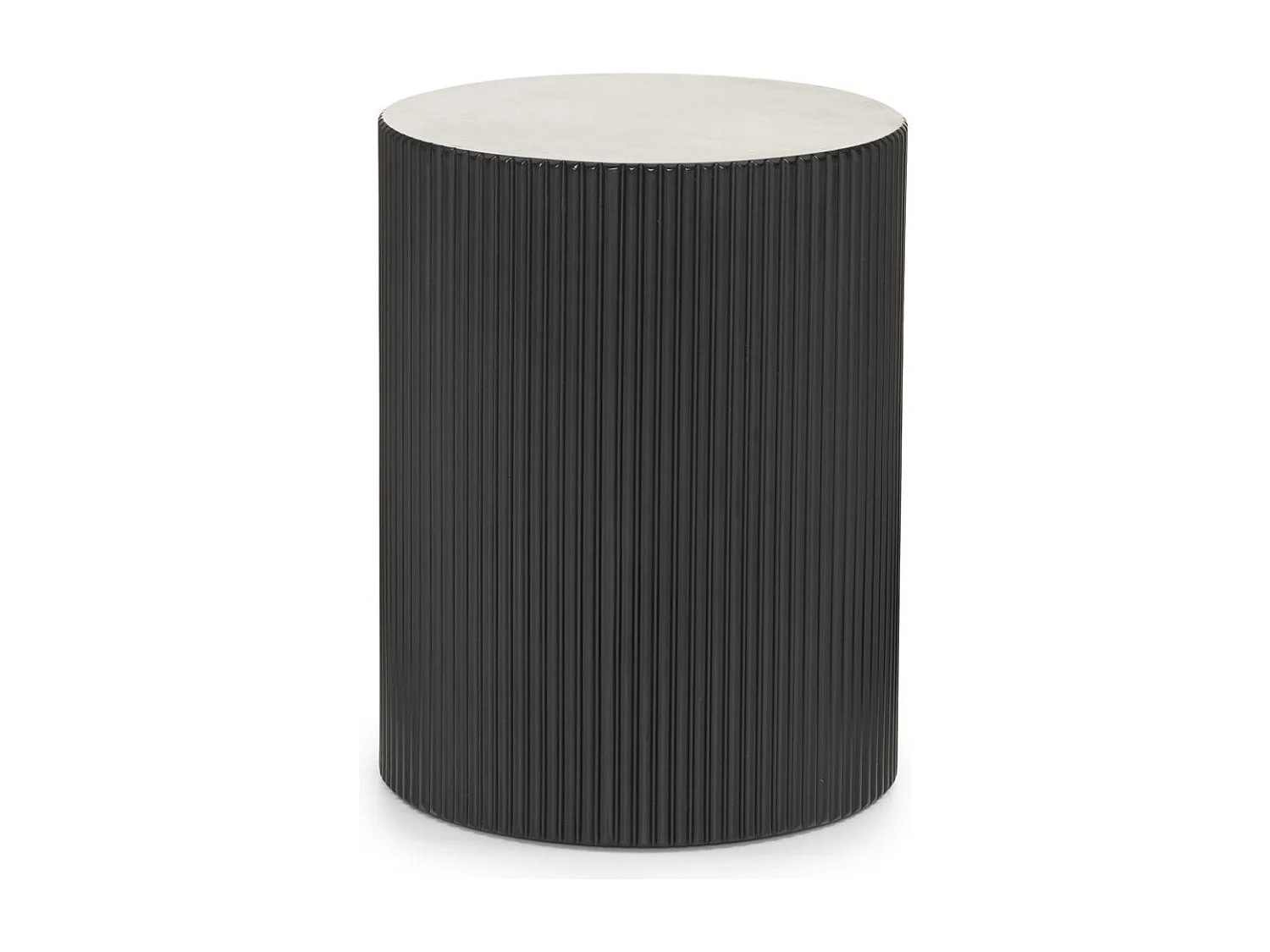 Table d'appoint 35x35x45 cm noire RYU