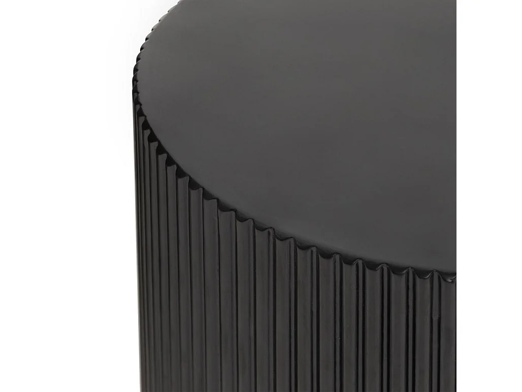 Table d'appoint 35x35x45 cm noire RYU