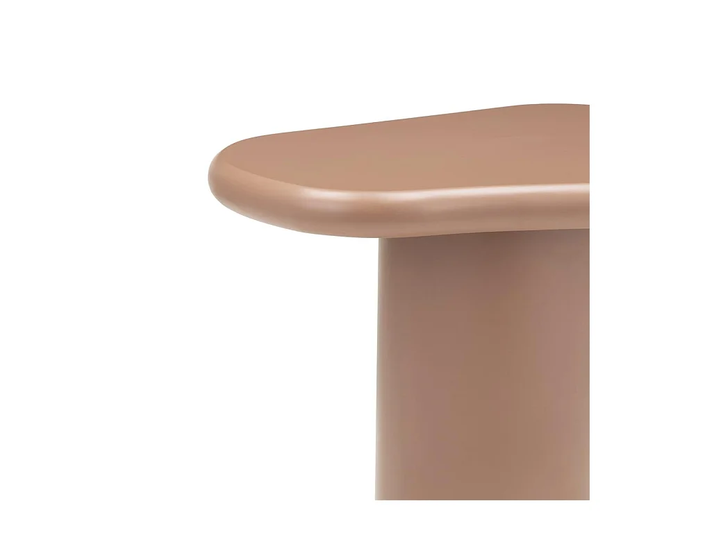 Beistelltisch 50x35x48 cm Hellbraun BIZARRE