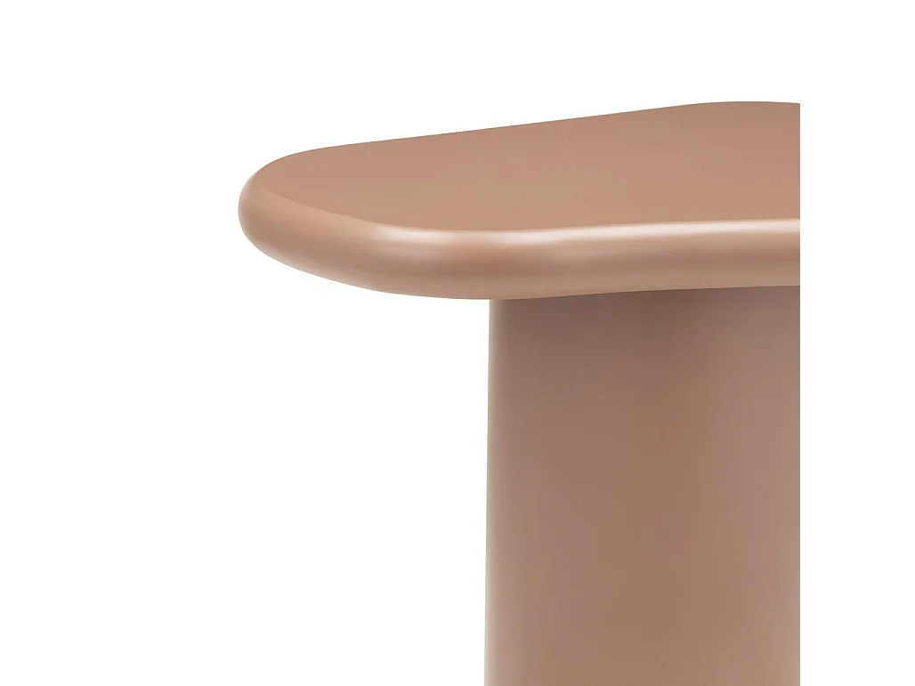 Table d'appoint 50x35x48 cm Marron clair BIZARRE