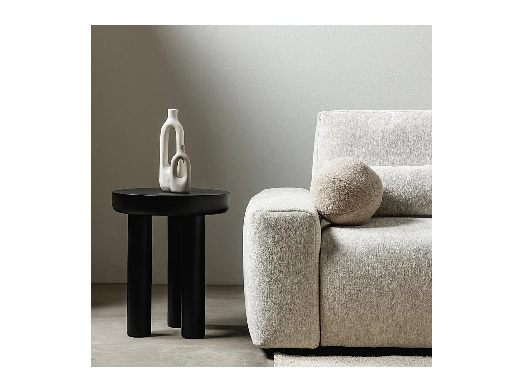 Mesa auxiliar 50x50x60 cm negro lungo