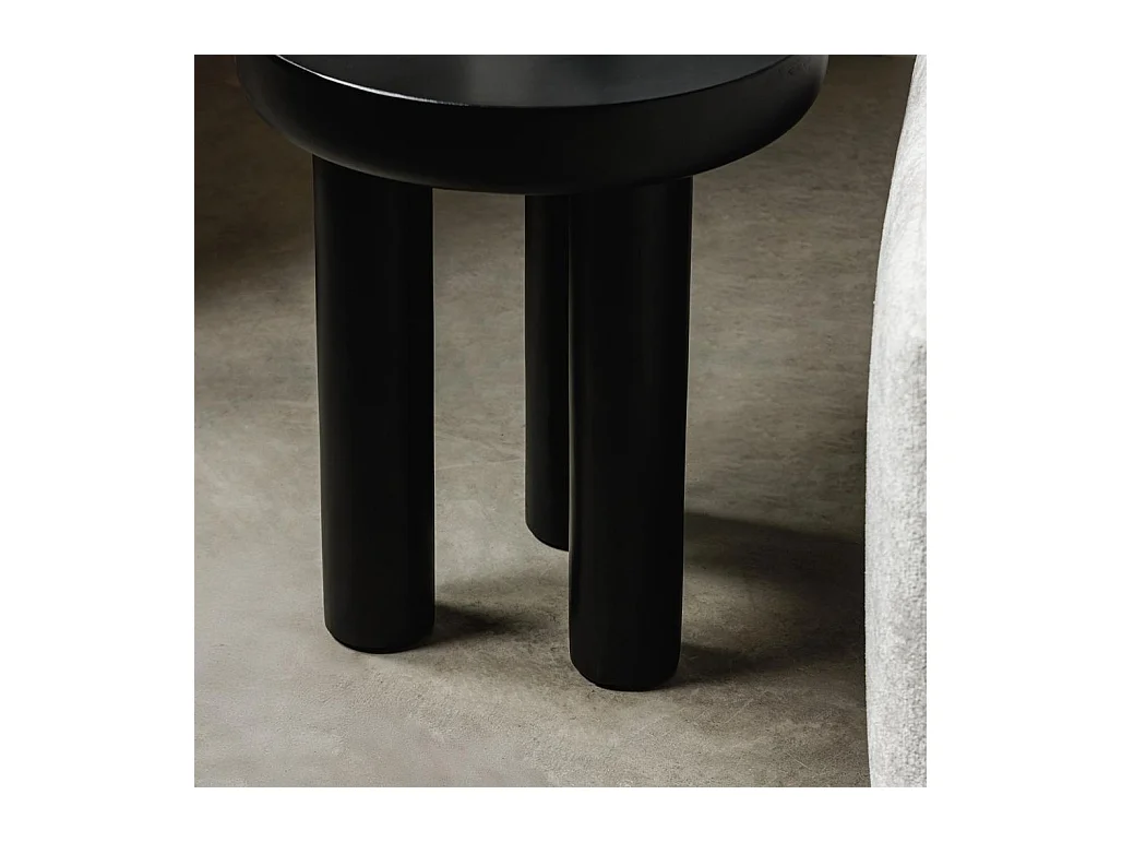 Mesa auxiliar 50x50x60 cm negro lungo