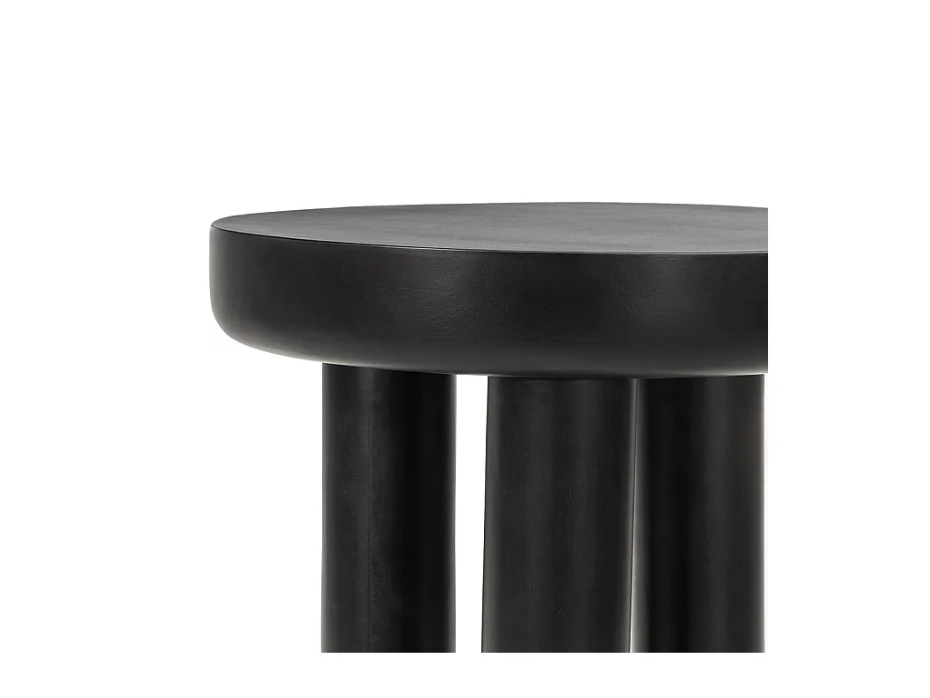 Mesa auxiliar 50x50x60 cm negro lungo