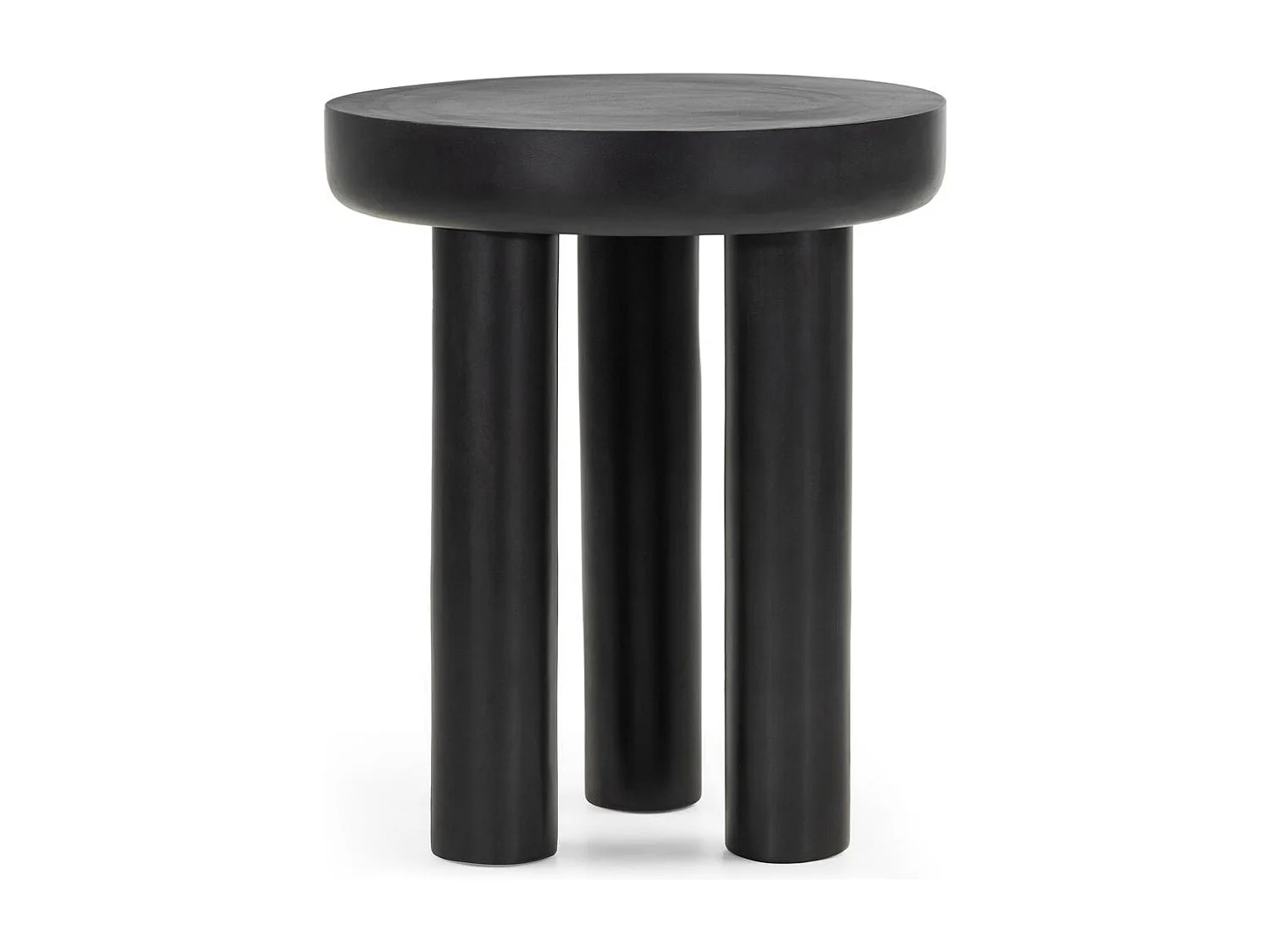 Table d'appoint 50x50x60 cm noir lungo
