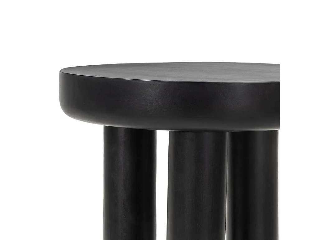 Table d'appoint 50x50x60 cm noir lungo