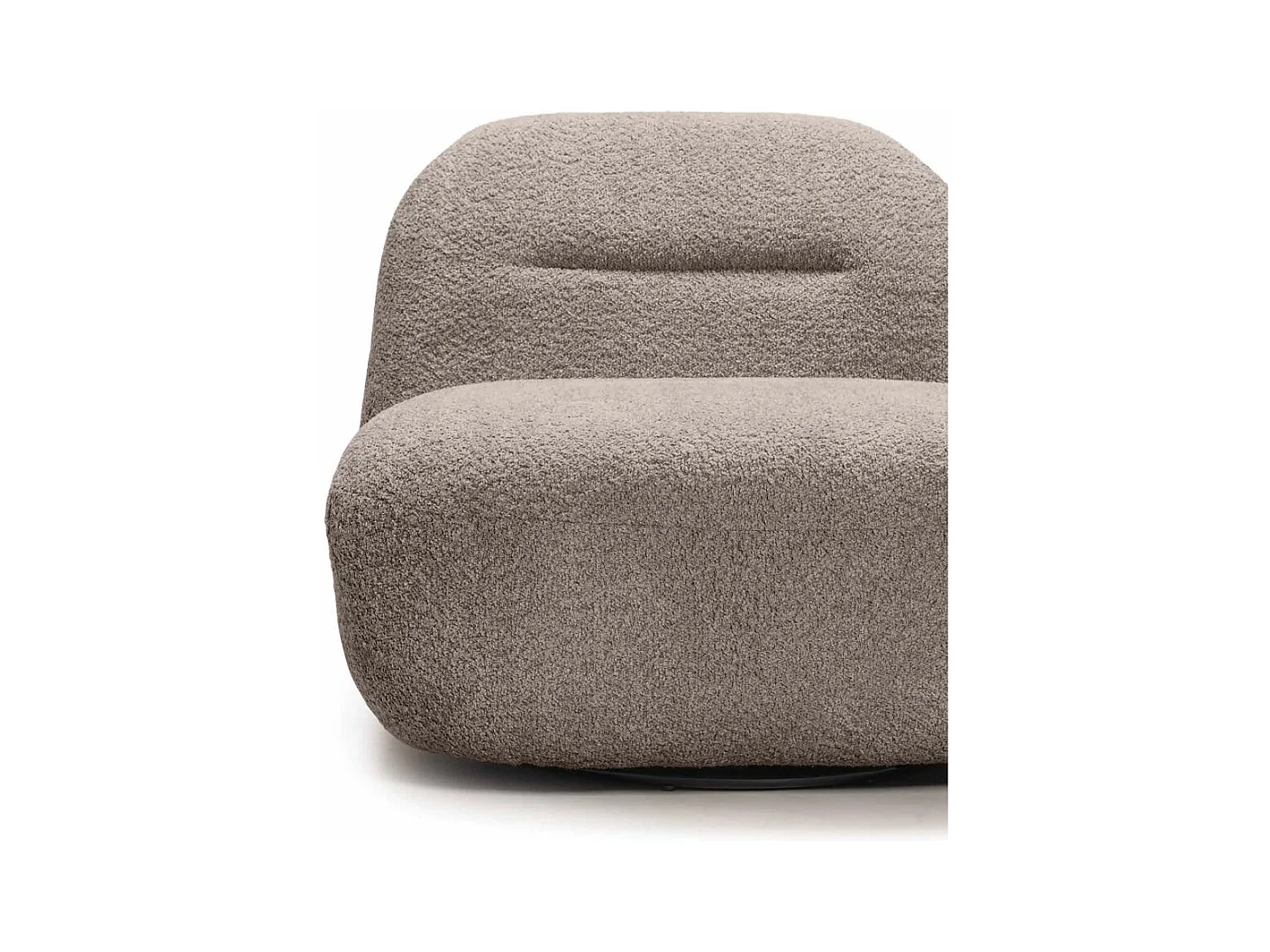 Loungesessel 73x82x83 cm hellgrau Bochic