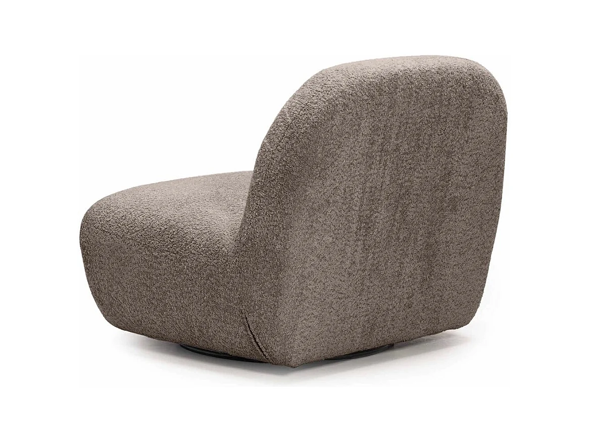 Loungesessel 73x82x83 cm hellgrau Bochic