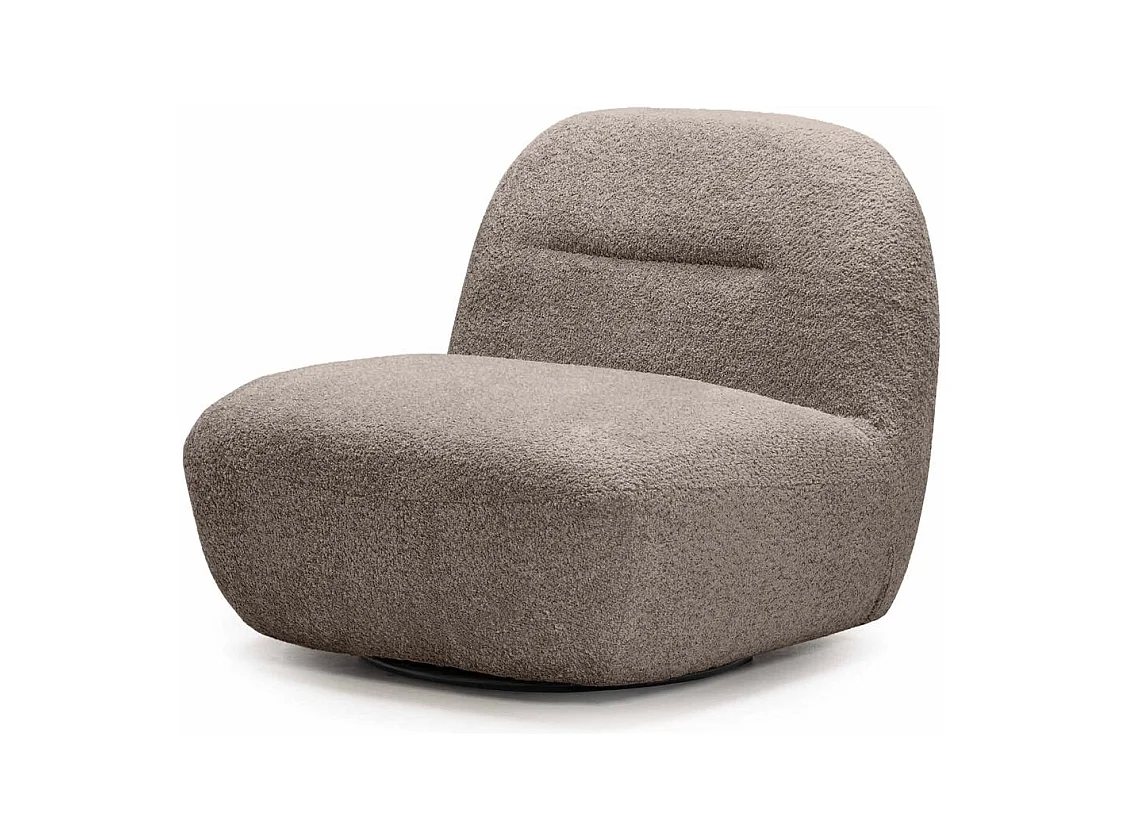 Loungesessel 73x82x83 cm hellgrau Bochic