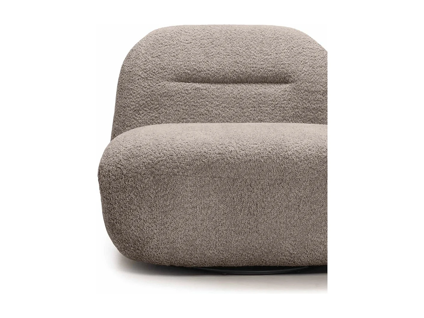 Loungesessel 73x82x83 cm hellgrau Bochic