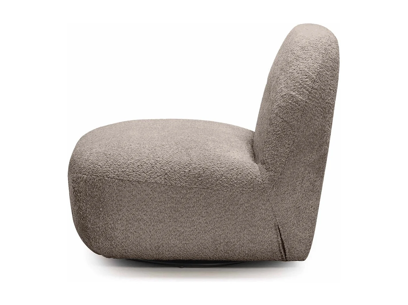 Loungesessel 73x82x83 cm hellgrau Bochic