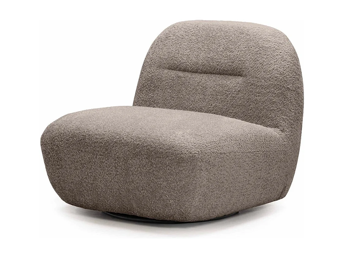 Loungesessel 73x82x83 cm hellgrau Bochic