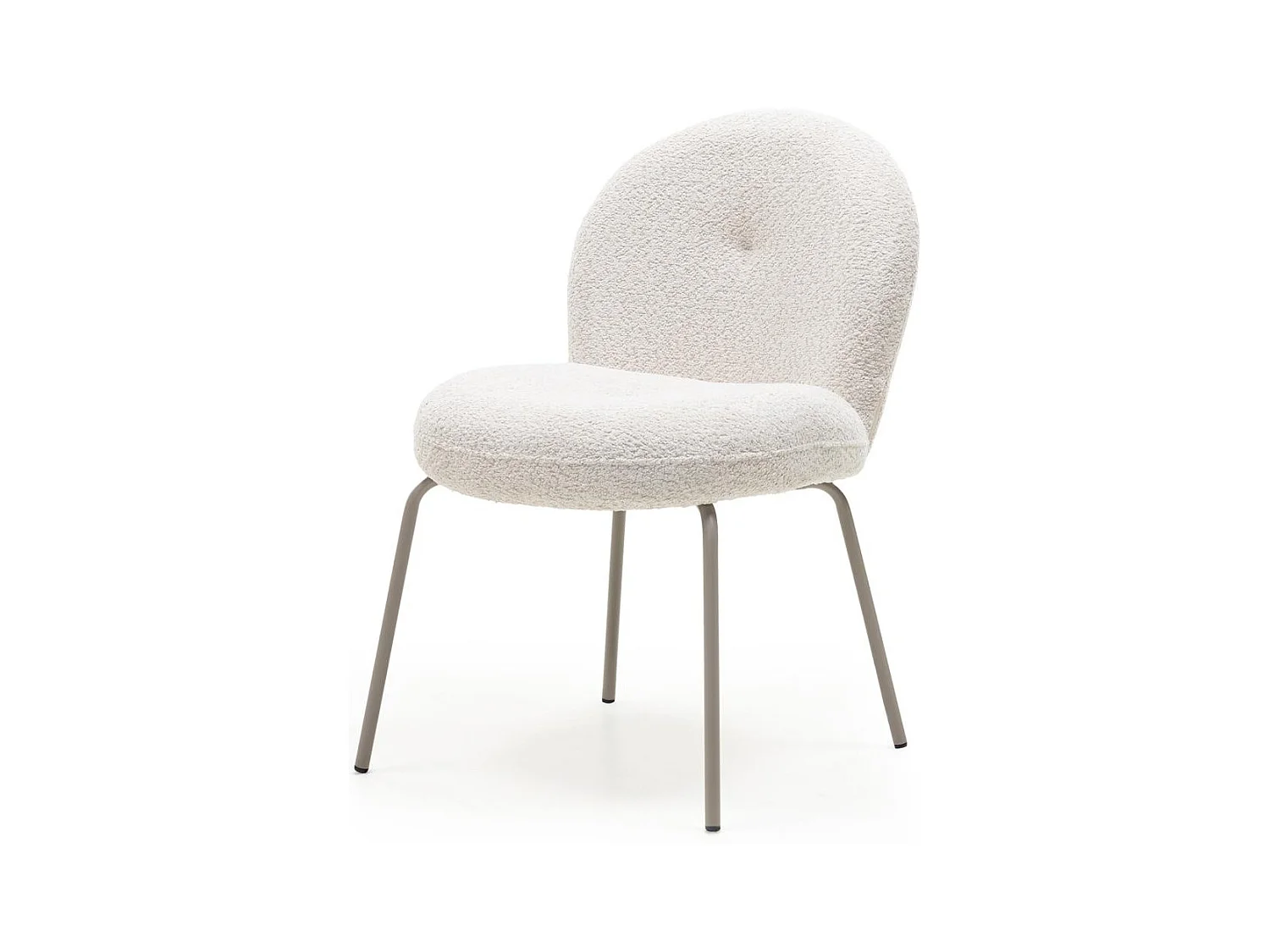 Gestoffeerde stoel 57x67x85 cm Licht beige Mirando