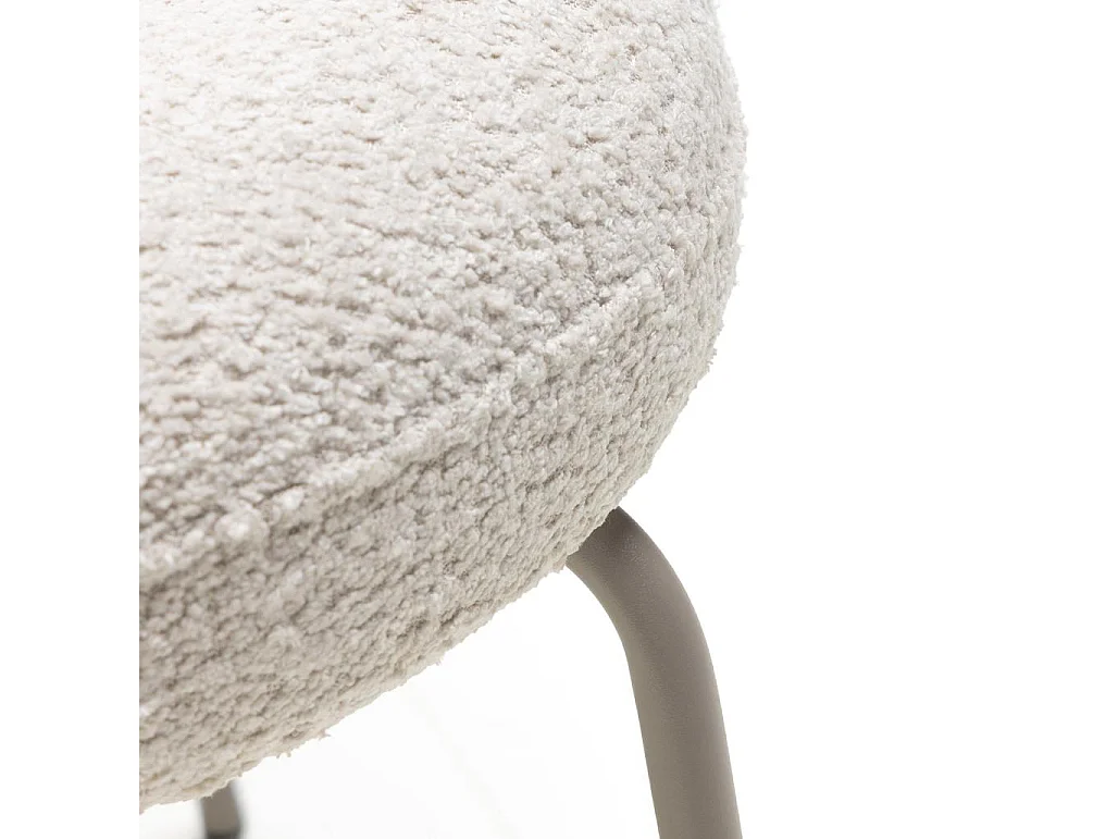 Polsterstuhl 57x67x85 cm Hellbeige Mirando