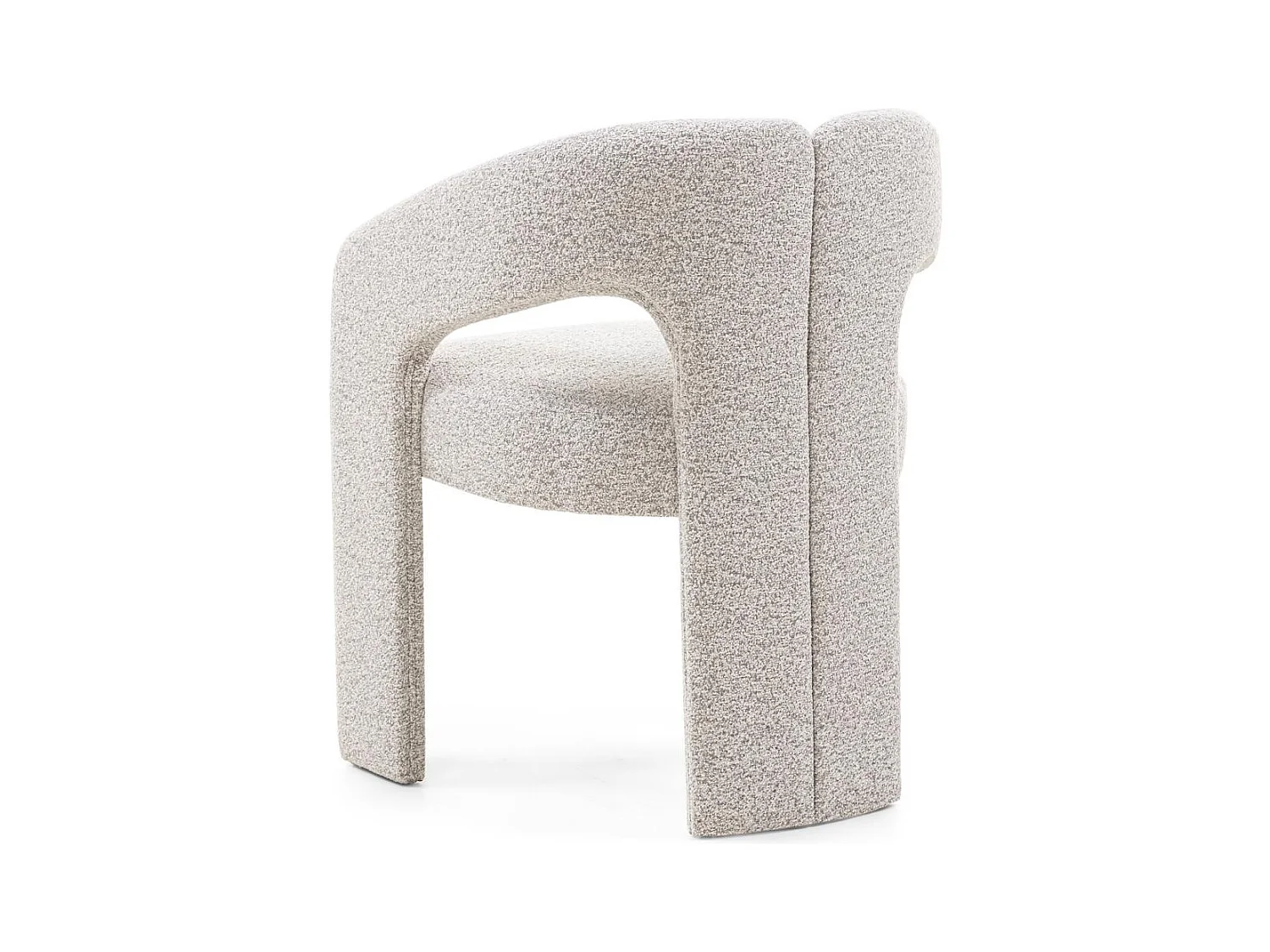 Gestoffeerde stoel 62x56x77 cm Grijs Joel