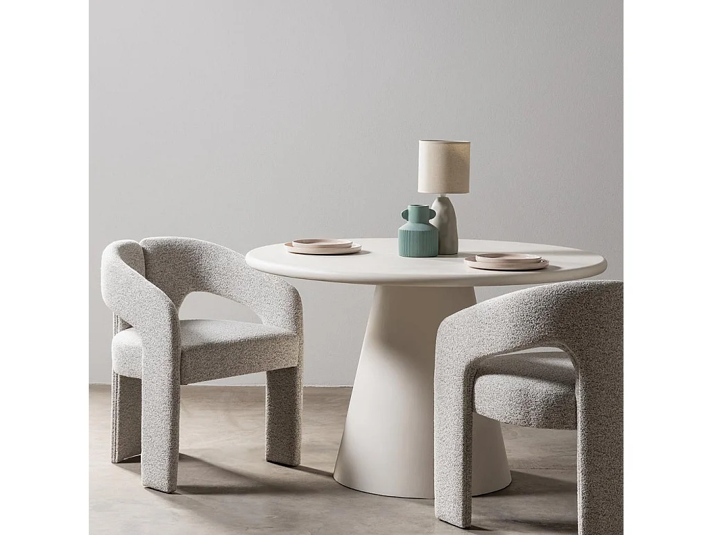 Polsterstuhl 62x56x77 cm Grau Joel