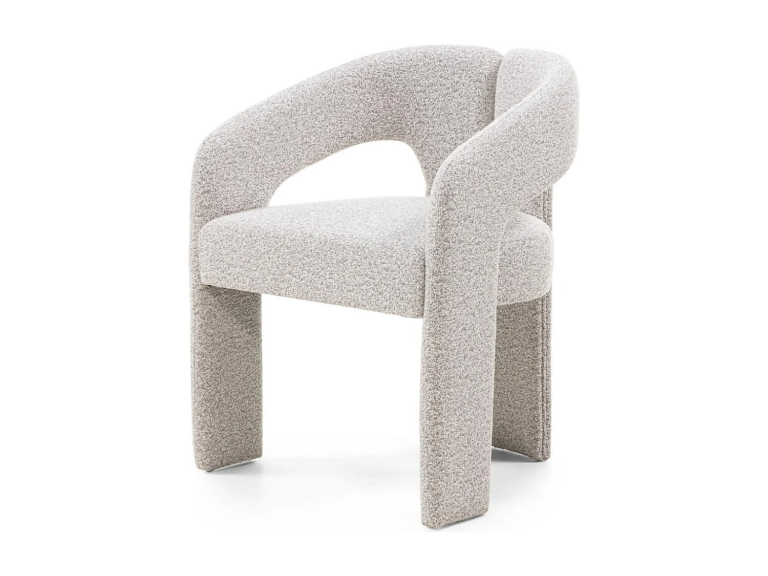 Polsterstuhl 62x56x77 cm Grau Joel